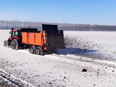 双竖绞龙撒粪车